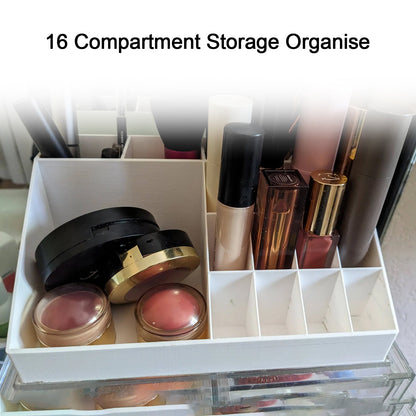 Makeup Organizer Cosmetic Storage Box with Drawer (1 Pc)