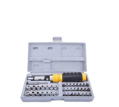 Comprehensive 41 Pcs Socket and Screwdriver Tool Kit