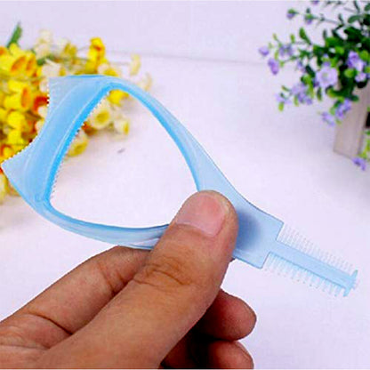 3 in 1 Makeup Eyelash Tool Upper Lower Lash Mascara Applicator Guide Eyelash Comb Cosmetic Tool"