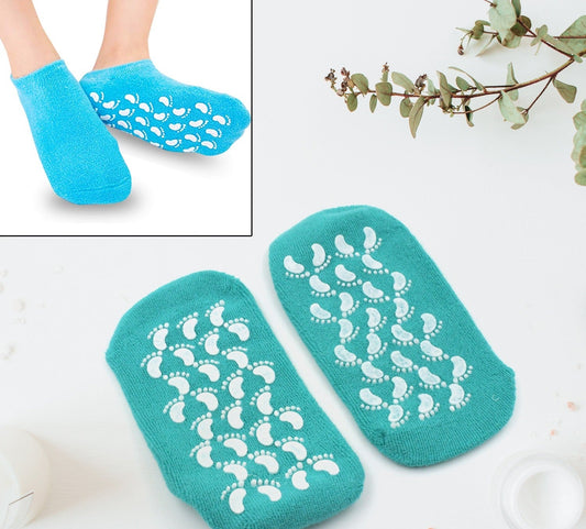 House of Beauty Aloe Vera Paraffin Foot Socks for Smoothening Cracked Heels