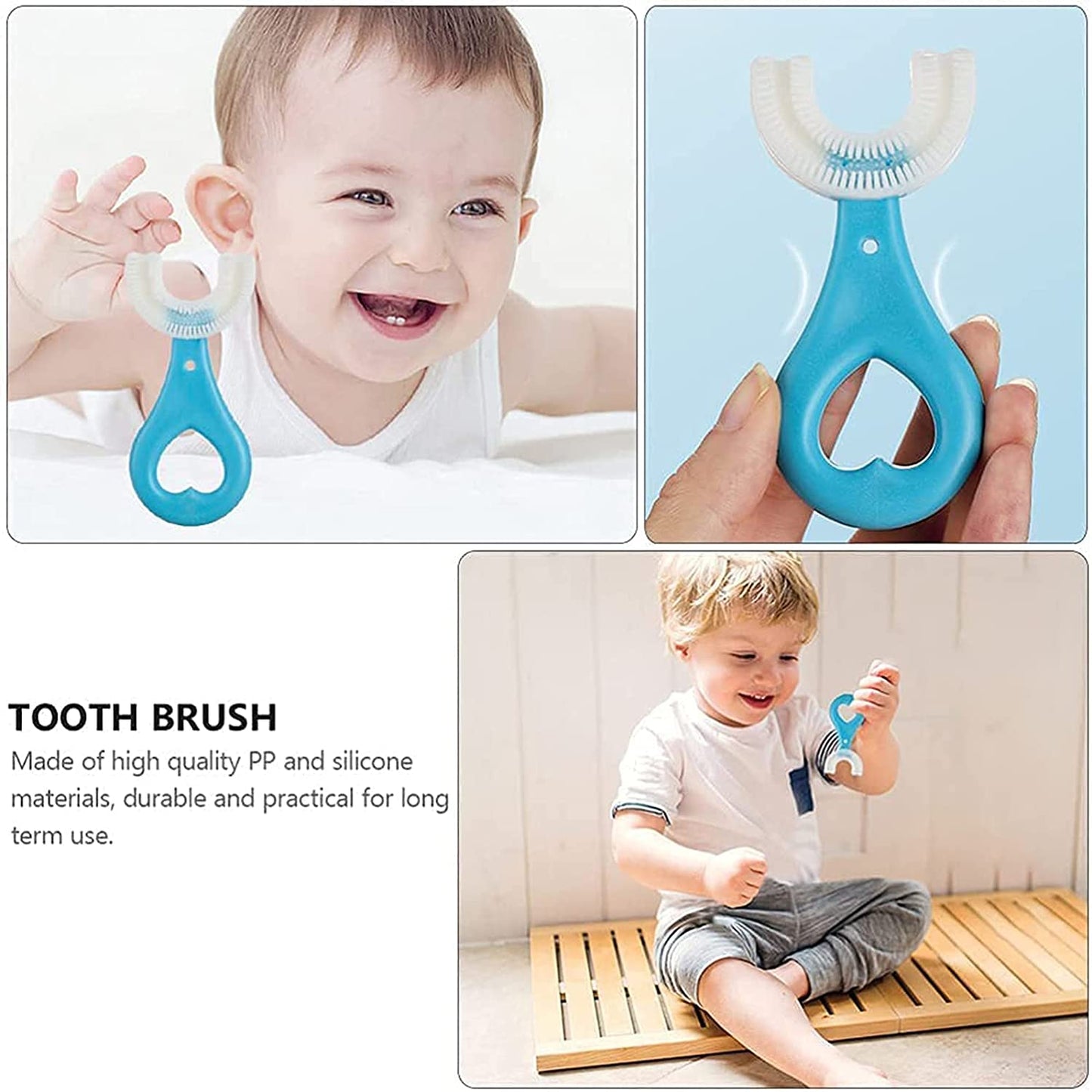 Comfort Fit Kids U Shaped Tooth Brush - Perfect for Toddlers and Children