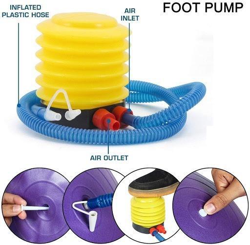 Portable Foot Air Pump with Hose – Easy Inflation for Tires & Inflatables