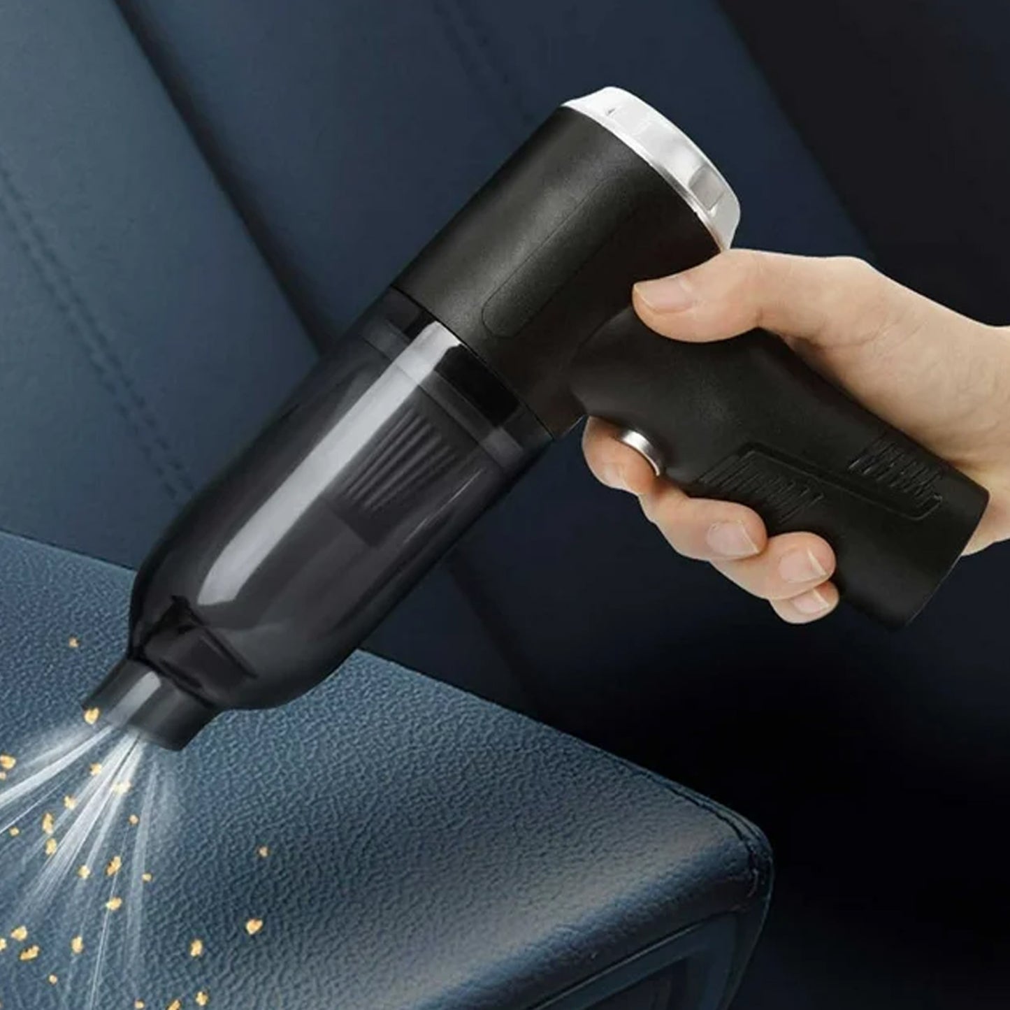 Portable Rechargeable 3-in-1 Car Vacuum Cleaner - for Home, Car, Computer,Keyboard & Handheld High Power Suction and Blower 3 in 1