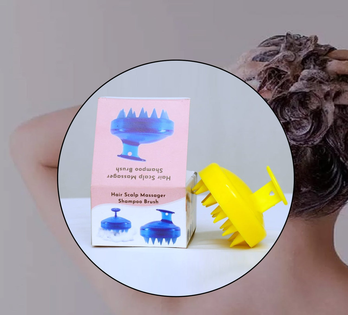 Adjustable Hair Scalp Massager Shampoo Brush