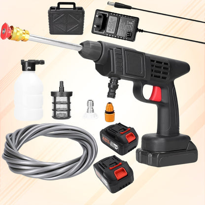 Double Battery Cordless Car Washer with 21V Charger