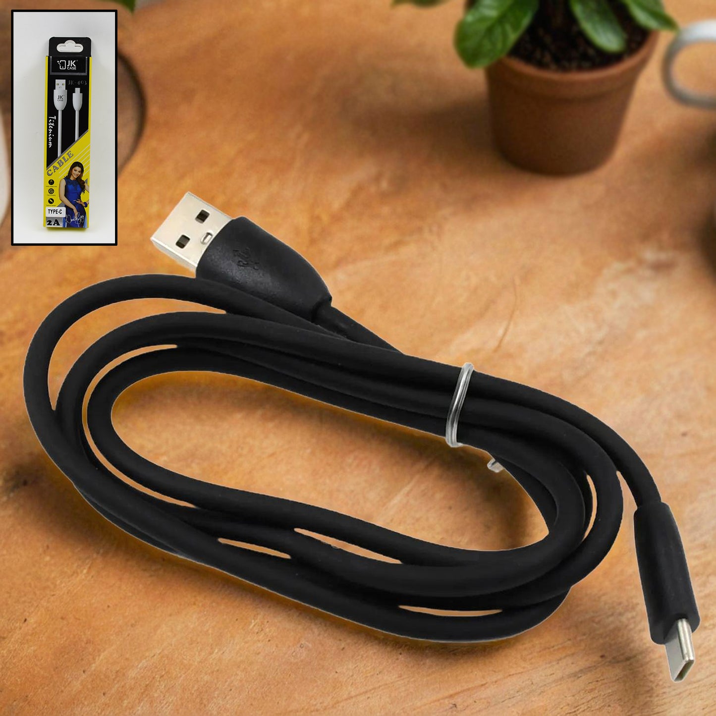 Type C Data Cable Fast Charging (2a) Data Transfer Cable (1 Pc)